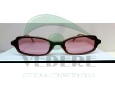 Occhiale da Sole in Metallo Vintage con lenti Rosa NUOVO