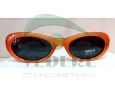 Occhiale da Sole in  Celluloide Vintage Arancione NUOVO