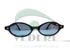 Occhiale da Sole in Celluloide Vintage Nero NUOVO