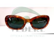 Occhiale da Sole in Celluloide Vintage Tartarugato Marrone NUOVO