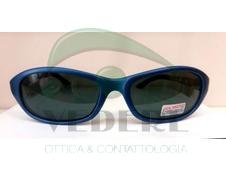 Occhiale da Sole in Celluloide Blu Sportivo NUOVO