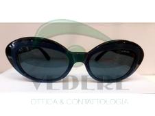 Occhiale da Sole in Celluloide Vintage Blu NUOVO