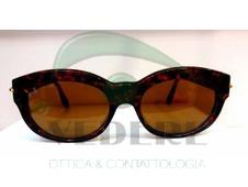 Occhiale da Sole in Celluloide Vintage Marrone con vetri light Brown NUOVO