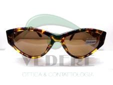 Occhiale da Sole in Celluloide Tartarugato Marrone Vintage NUOVO