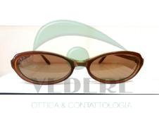 Occhiale da Sole in Celluloide Vintage Marrone  NUOVO