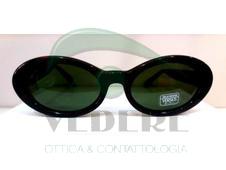 Occhiale da Sole in Celluloide Vintage Nero NUOVO